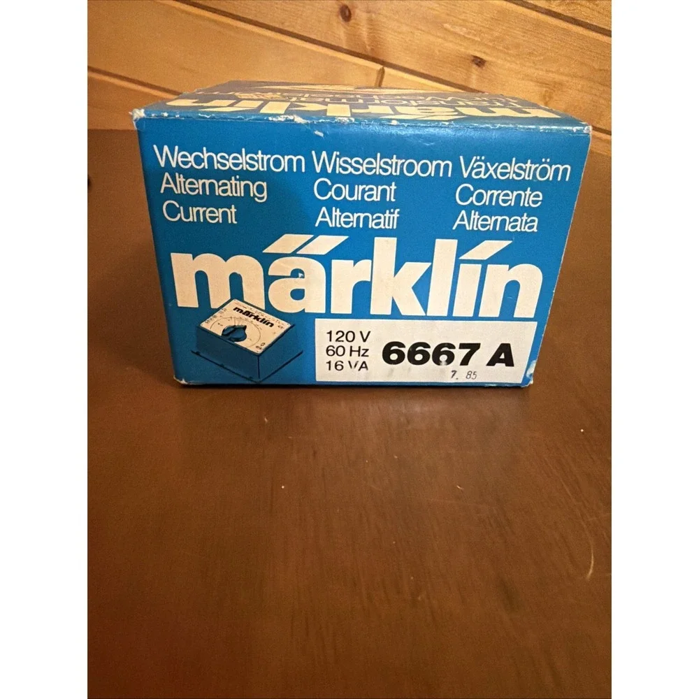 Marklin Toy Trains Made In Germany 6667 A 16VA Electric Transformer